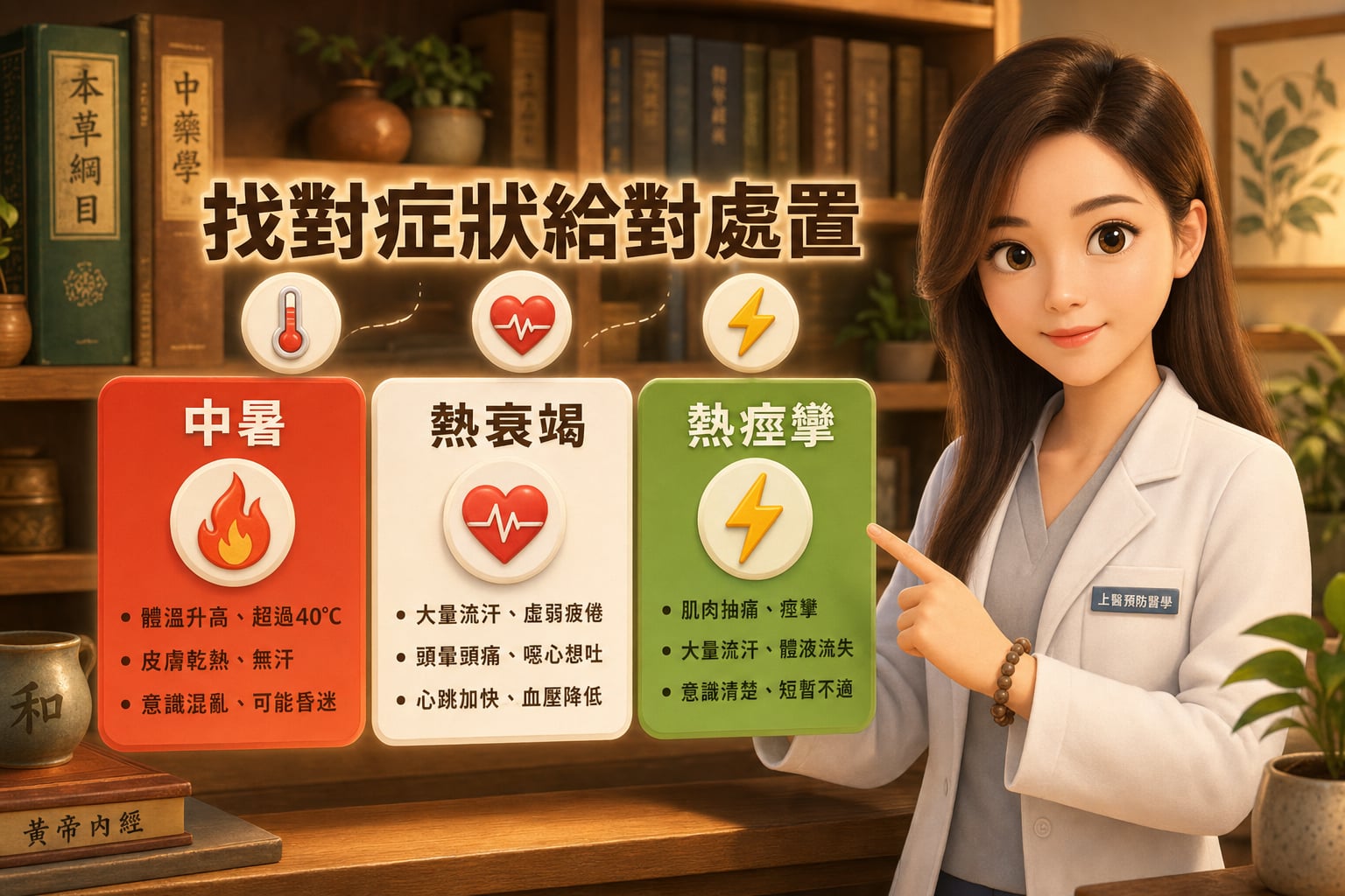 段落插圖：段落3：三種熱傷害比較