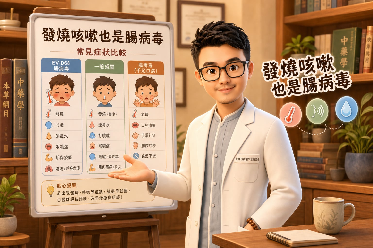 如何辨識腸病毒D68的早期症狀